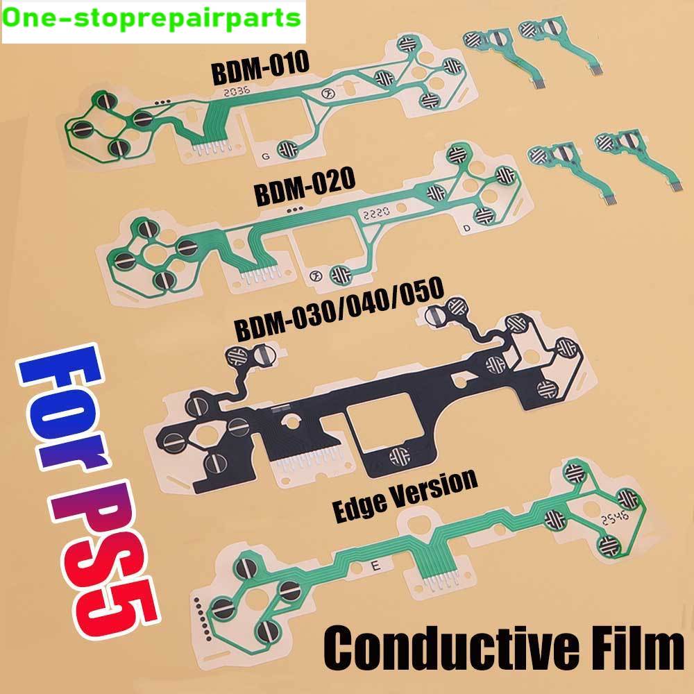 10-50PCS Original Conductive Film Button Flex Cable For PS5 Edge Gamepad BDM 010 020 030 040 050 Ribbon Circuit Board Repair Game console repair parts
