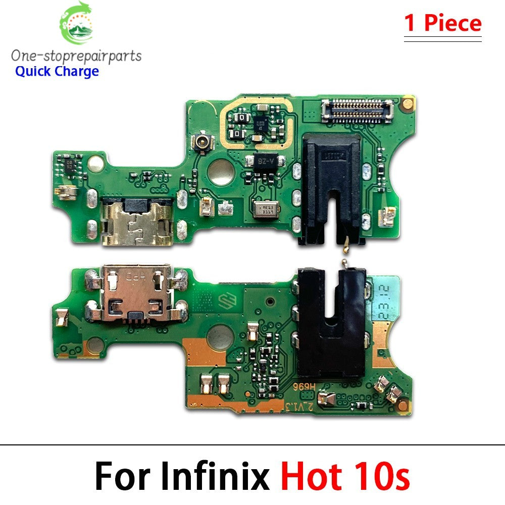 USB Charge Port Dock Connector Charging Board Flex Cable For infinix Hot 9 10 10i 10s 10T 11 11s 12 20 20i 30i 30 40 Play Pro 5G  infinix phone repair parts