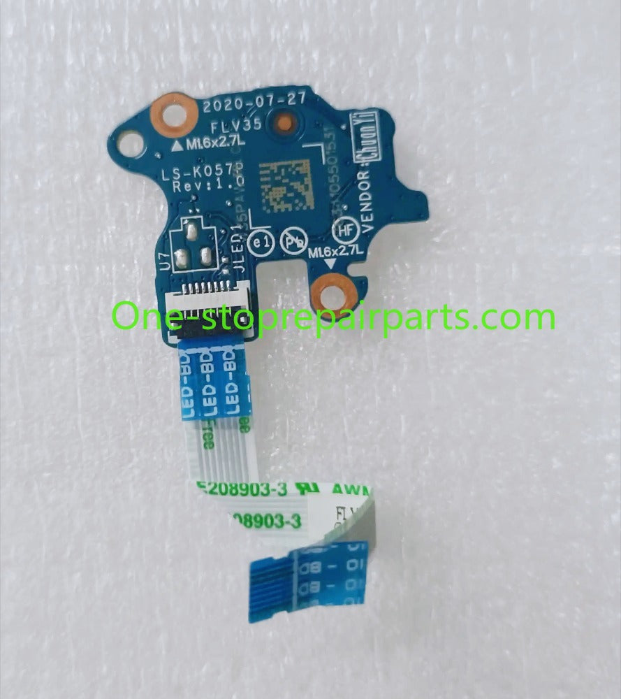 Switch Power Button Board with Cable for Lenovo ThinkBook 14 G3 ITL ACL K4e-ITL E4-ITL LS-K053P LS-K057P 5C50S25134 5C50S25158