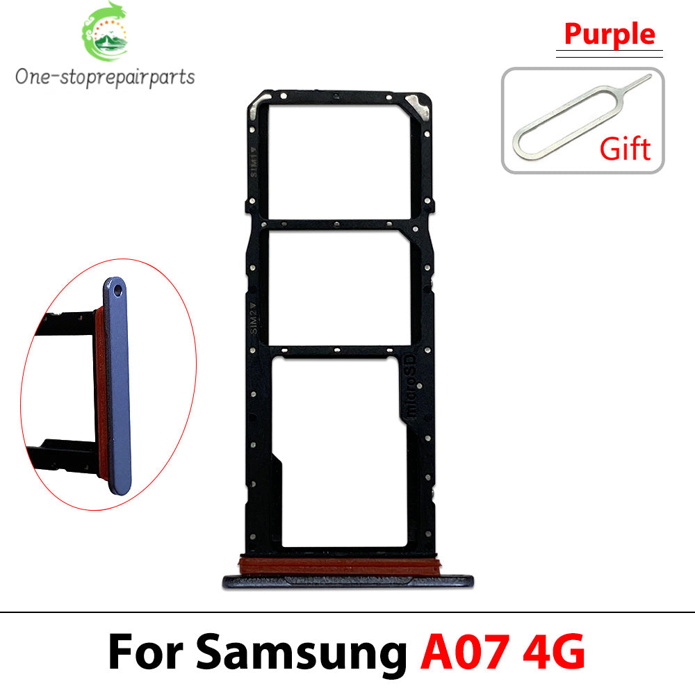 New For Samsung A07 A17 4G 5G Dual SIM Card Tray Slot Holder Adapter Accessories Samsung phone repair parts