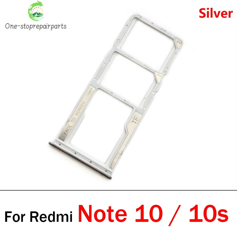 New SiM Card Tray For Xiaomi Redmi Note 10 10s Pro 5G SIM Card Slot SD Card Holder Adapter Replacement Parts  Xiaomi  Xiao mi phone repair parts
