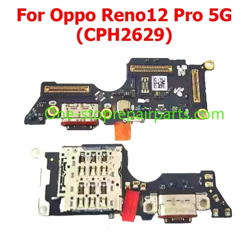 Charge Board For OPPO Reno12 Reno11 Reno10 Reno8 T Reno 12 11 F 10 Pro 10X Zoom 8T 8 Lite 5G Charging Port Plate Usb Connector Oppo phone repair parts