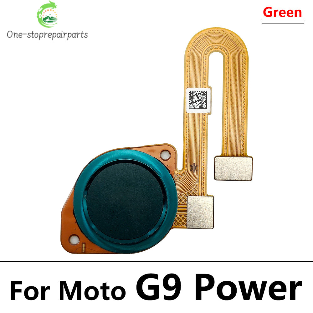 10Pcs/Lot, New For Motorola Moto G9 Plus Power Home Button FingerPrint Touch ID Sensor Flex Cable Ribbon Replacement Parts Motorola phone repair parts