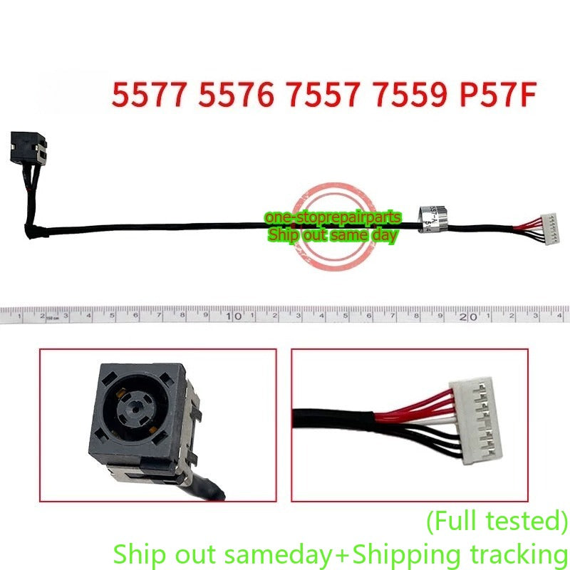 Dell Inspiron 15 15-7000 7559 7557 5577 5576 P57F lcd housing bezel hinge upper topcase palmrest cover case GPU CPU fan DD0AM9LC000 DD0AM9LC010 014XJ8 lcd screen cable dc jack keyboard reapir parts