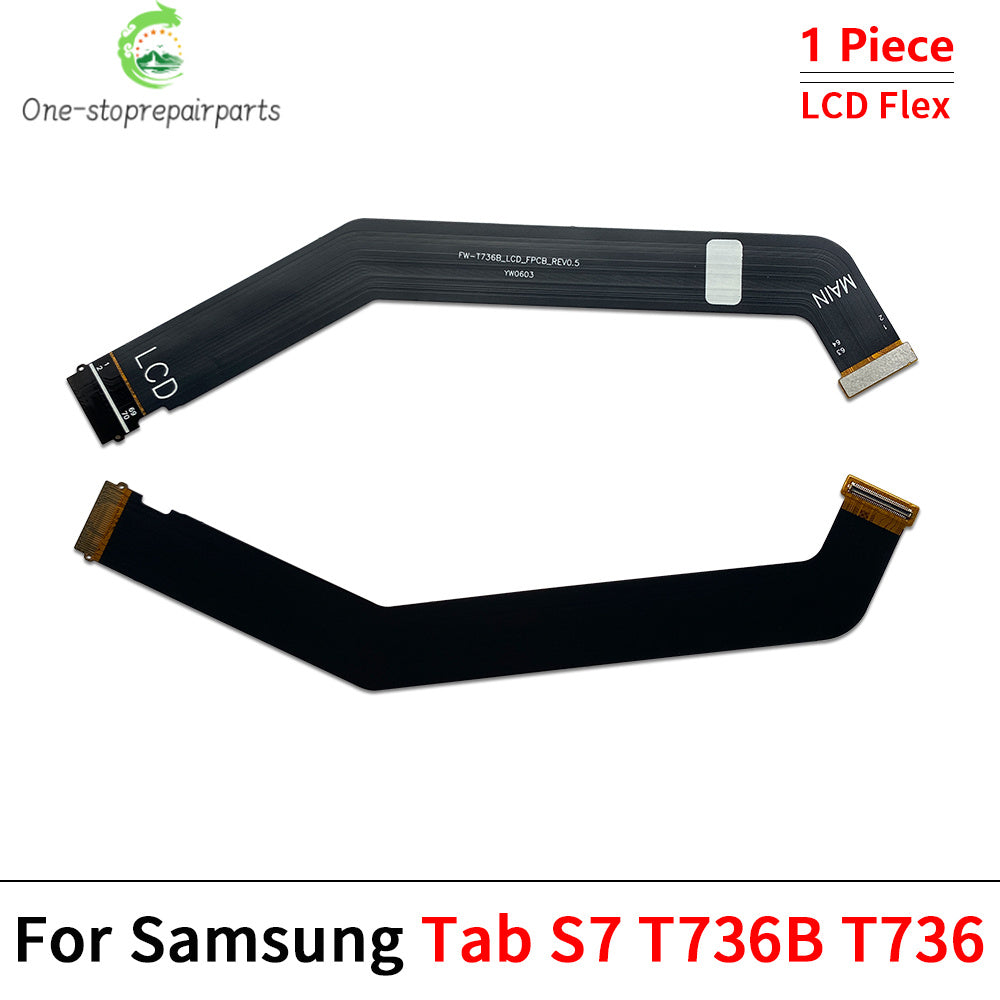 10Pcs, Main Board LCD Display Flex Cable For Samsung Tab A7 10.4 2020 T500 T505 A8 10.5 2021 X200 X205 S7 T736 T736B T870 T875 Samsung phone repair parts