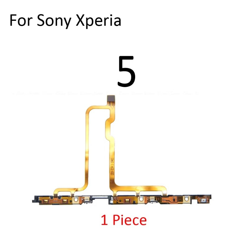 Switch Power ON OFF Key Mute Silent Volume Button Ribbon Flex Cable Parts For Sony Xperia 1 5 II III IV V VI Sony phone repair parts