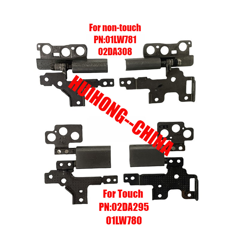 Lenovo Thinkpad L380 L390 hinges hinge set 02DA295 01LW780 For touch 01LW781 02DA308 for Non-touch