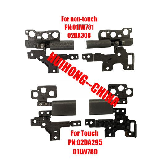 Lenovo Thinkpad L380 L390 hinges hinge set 02DA295 01LW780 For touch 01LW781 02DA308 for Non-touch