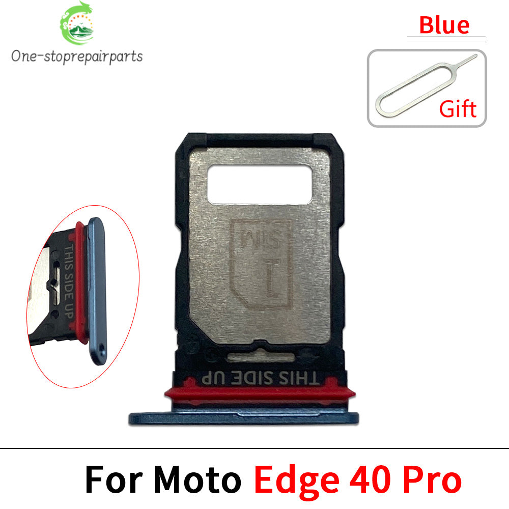 10Pcs, Micro Nano SIM Card Holder Tray Slot Holder Adapter Socket For Motorola Moto Edge 20 30 40 50 Pro Neo Fusion Lite Ultra Motorola phone repair parts