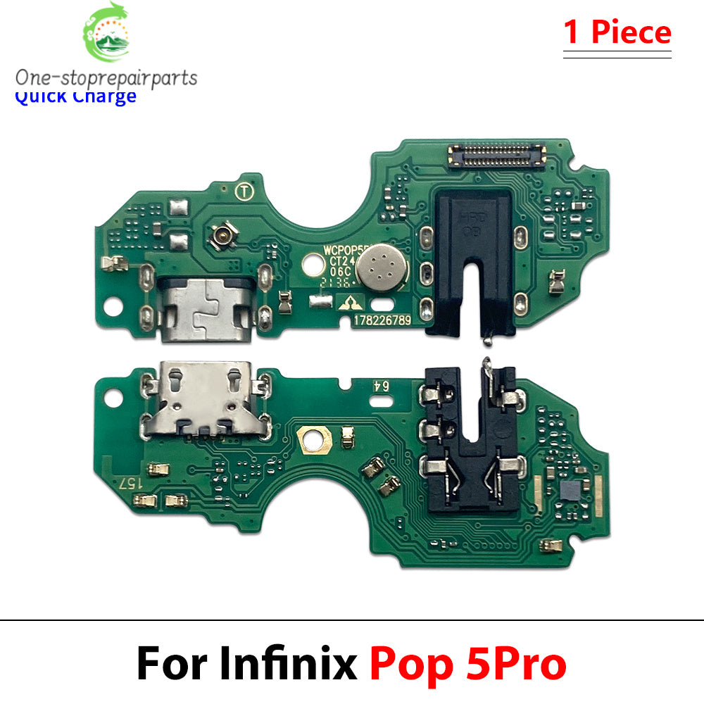 USB Charger Charging Dock Port Connector Flex Cable For Tecno POP 2 3 4 5 6 7 Pro Plus Air Tecno phone repair parts