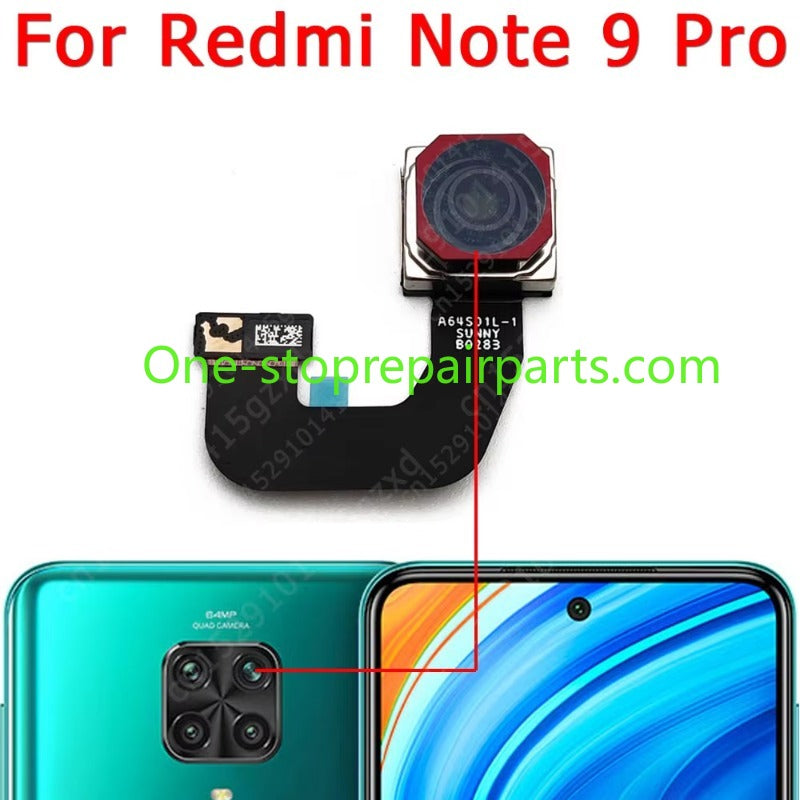 Rear Back Camera For Xiaomi Redmi Note 9 Pro 9S 9Pro Note9 Main Backside Camera Module Flex Replacement Spare Parts Xiaomi phone repair parts