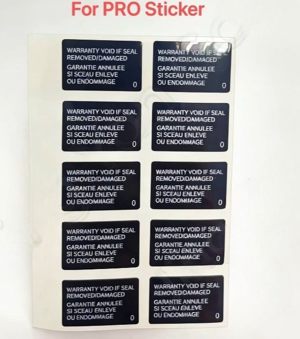 20Pcs/Lot Replacement for Ps4 1000 11XX 1200 20xx Slim Pro Housing Host Warranty Sticker for Ps5 Console Case Shell Label Seal Game console repair parts