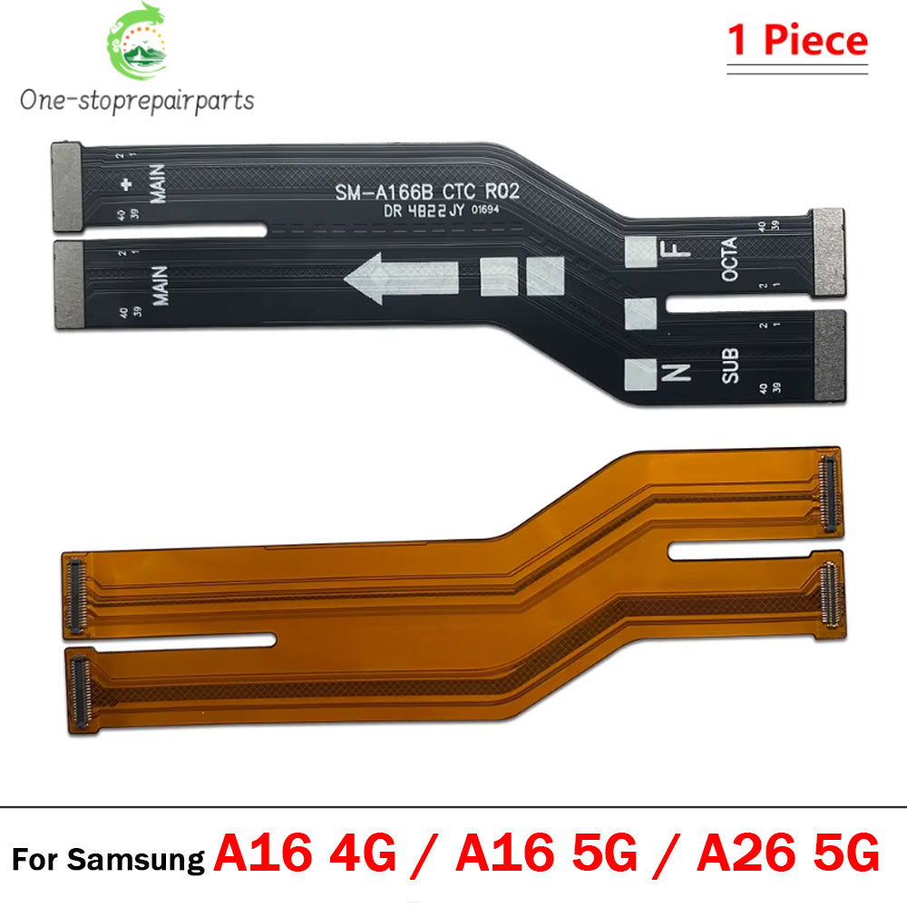 10Pcs/Lot，Main Board Motherboard Connector Flex Cable For Samsung A15 A16 A25 A35 A55 A26 A36 A56 4G 5G A166B A156B Samsung phone repair parts