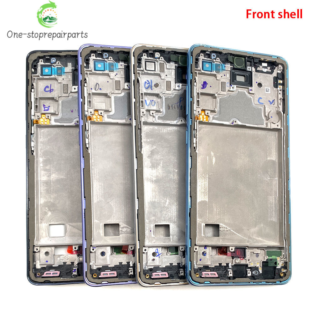 New Front Housing LCD Display Frame For Samsung A02 A02s A12 A22 A32 A52 A52s A72 4G 5G Housing Middle Frame Bezel Plate Cover Samsung phone repair parts