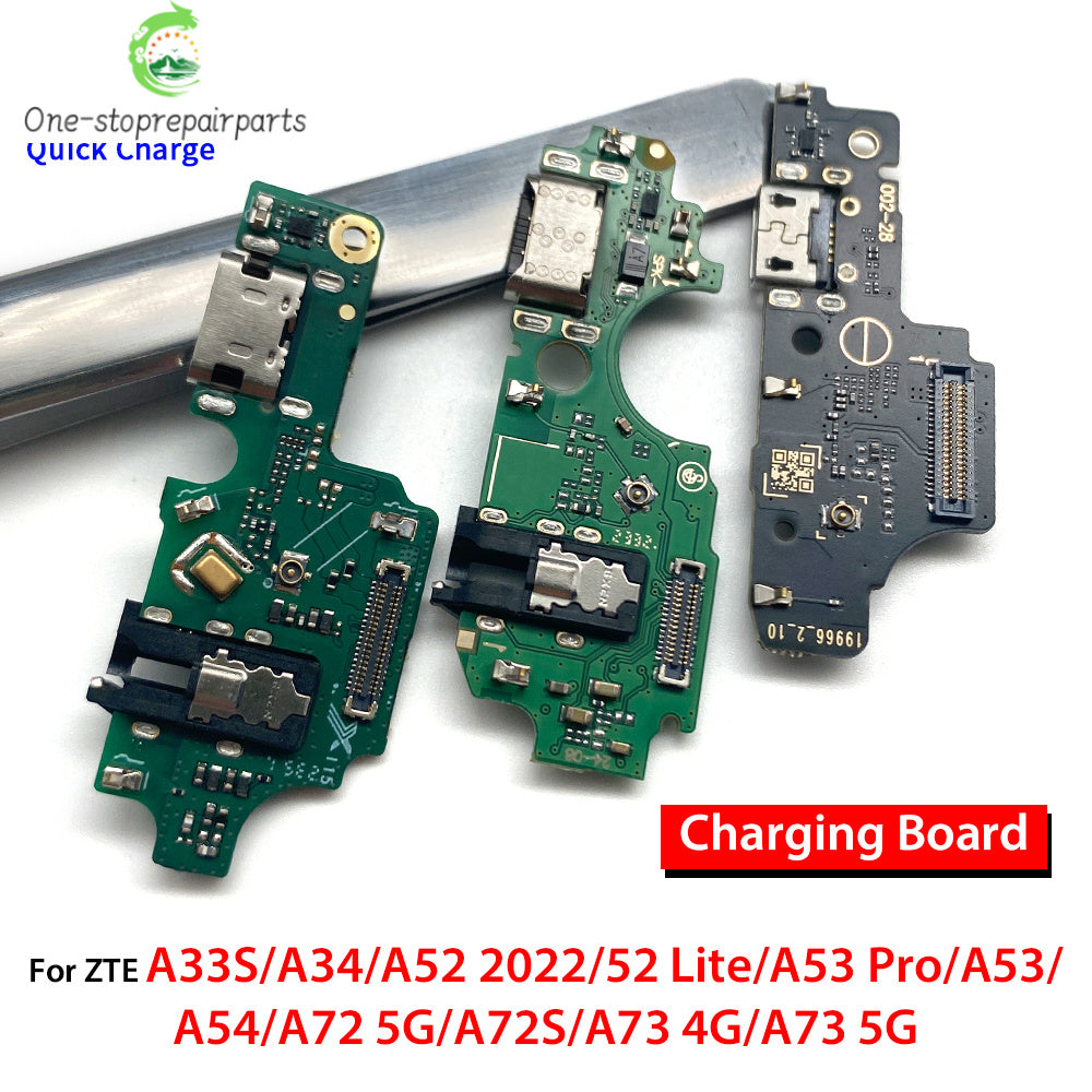 10Pcs, Dock Connector Micro USB Charger Charging Port Flex Cable For ZTE A31 A33s A34 A35 A51 A52 A53 A54 A55 A71 A72 A73 4G 5G ZTE phone repair parts
