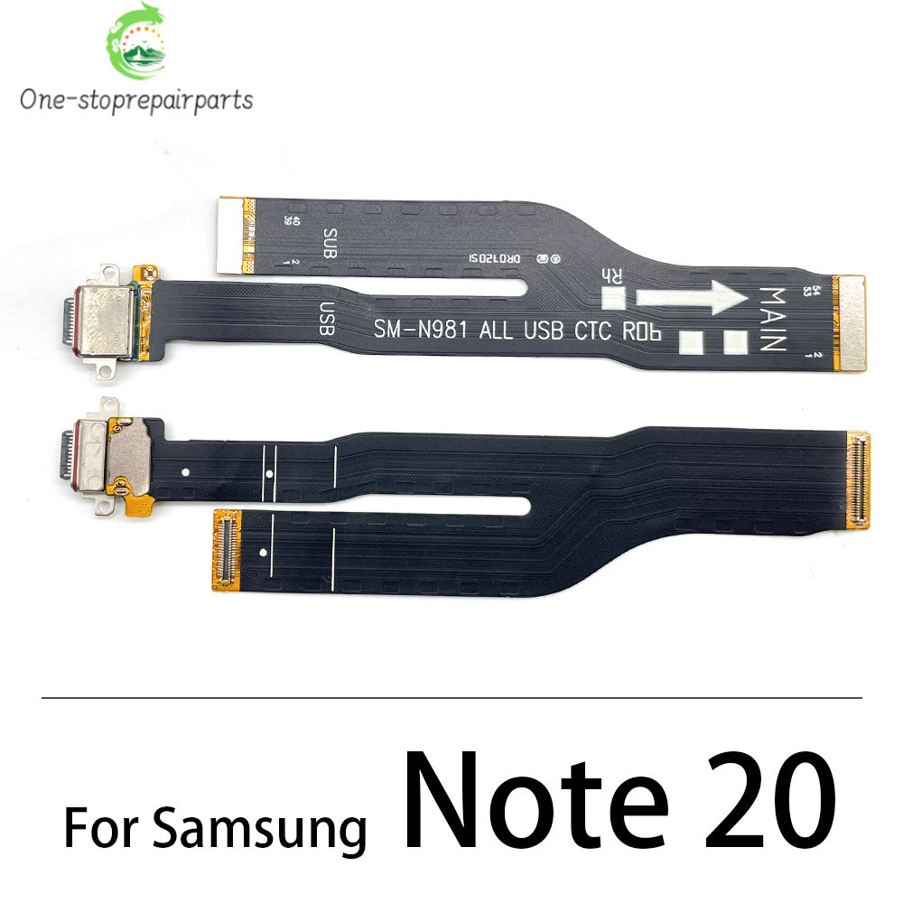 USB Charging Port Dock Connector Charge Board Flex Cable For Samsung Note 20 Ultra 5G N980 N981 N985 N986 Samsung phone repair parts