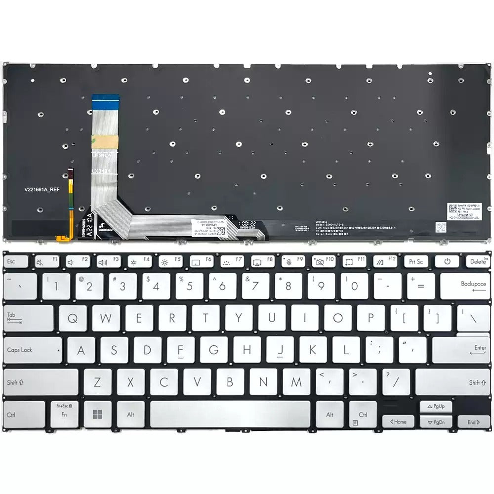 US English Keyboard For ASUS Zenbook 14X OLED UX3404V Zenbook 14 Flip OLED UP3404 ASUS laptop repair parts