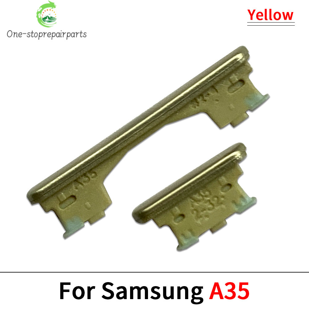 New For Samsung A05 A05s A15 A25 A35 A55 Power Button + Volume Side Button Key Replacement Parts Samsung phone repair parts