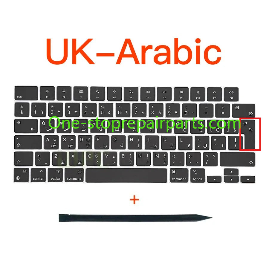 Laptop A2442 A2485 A2779 A2780 A2918 A2992 A2991 Keycaps Keys Key Cap Set for Macbook Pro M1 M2 M3 14" 16" Keyboard Repair Kit Macbook repair parts