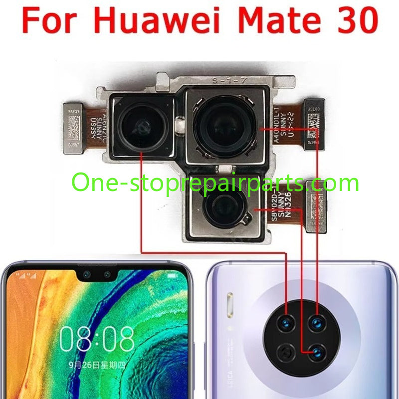Back Camera For Huawei Mate 20 X 30 40 Pro 8 9 10 Lite Rear Camera Module Backside View HUAWEI phone repair parts