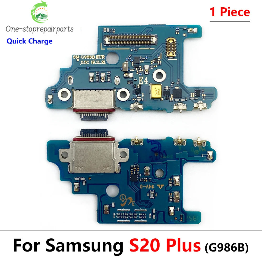 USB Charging Port Microphone Dock Connector Board Flex Cable For Samsung S20 Plus Ultra G986B G988B G981B Repair Parts Samsung phone repair parts