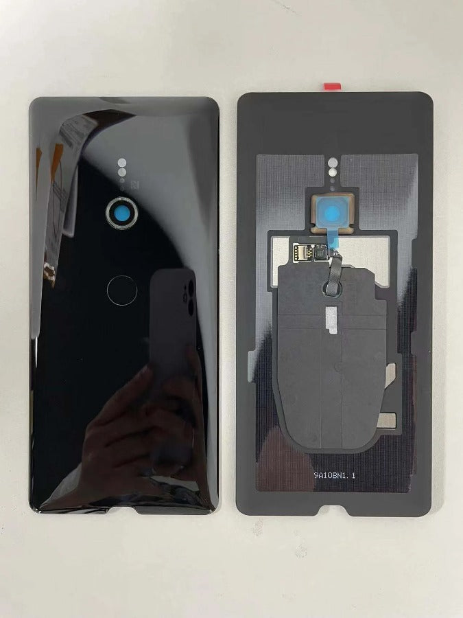 AAA+ Quality New 6.0" For Sony Xperia XZ3 Back Battery Cover Glass Housing Rear Door Case Parts With Camera Lens Replacement Sony phone repair parts