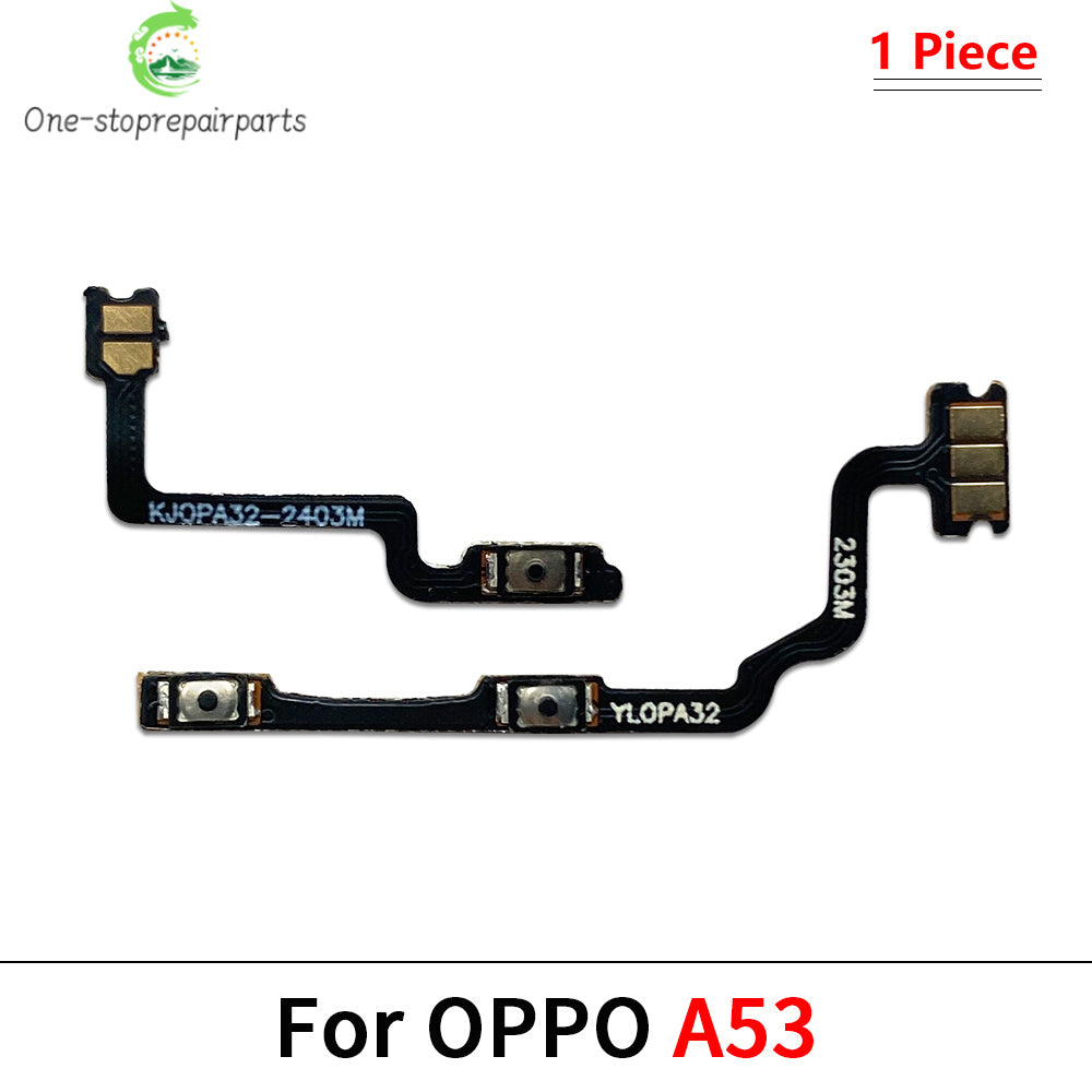 New Power on off Volume Key Button Flex Cable For OPPO A12 A15 A16 A52 A53 A54 A55 A57 A72 A73 A74 A93 A94 A95 A96 4G 5G OPPO phone repair parts