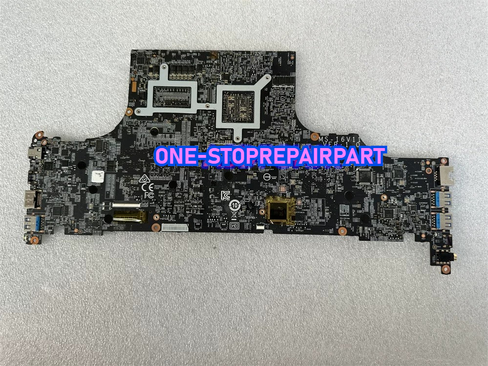 100% Full tested Main system board  MS-16V11 For MSI GS66 Laptop Motherboard W/ i7-10750H CPU and RTX2060 GPU HM470 DDR4 N18E-G1R GTX GPU MSI laptop repair parts