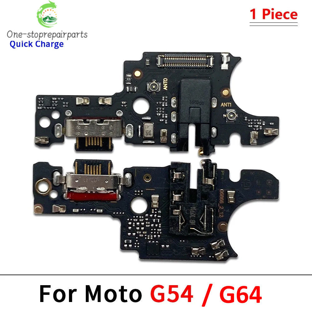 USB Charger Charging Board Port Connector Flex Cable For Moto G04 G14 G24 G54 G64 G84 G34 G45 G05 G15 G75 G85 G06 G56 G86 Power Motorola phone repair parts