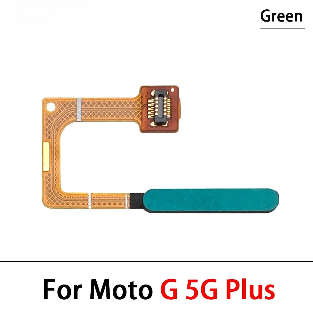 10Pcs, New For Motorola Moto G 5G Plus G Power 2021 Home Button FingerPrint Touch ID Sensor Flex Cable Replacement Parts Motorola phone repair parts