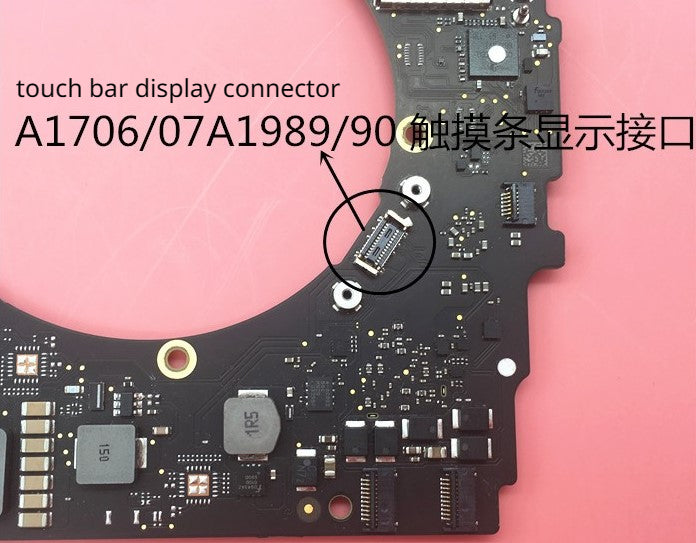 (Shipping fee not include)For apple Macbook A1706 A1707 A1989 A1990 A2159 A2289 A2251 A2338 A2141 touch bar touch  display connector