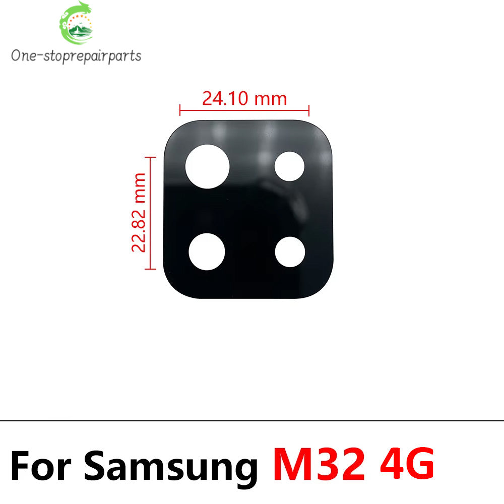 10Pcs Back Rear Camera Glass Lens Cover With Adhesive For Samsung M10 M20 M30 M40 M12 M21 M21s M31 M31s M51 M32 M22 M14 M54 M53 Samsung phone repair parts