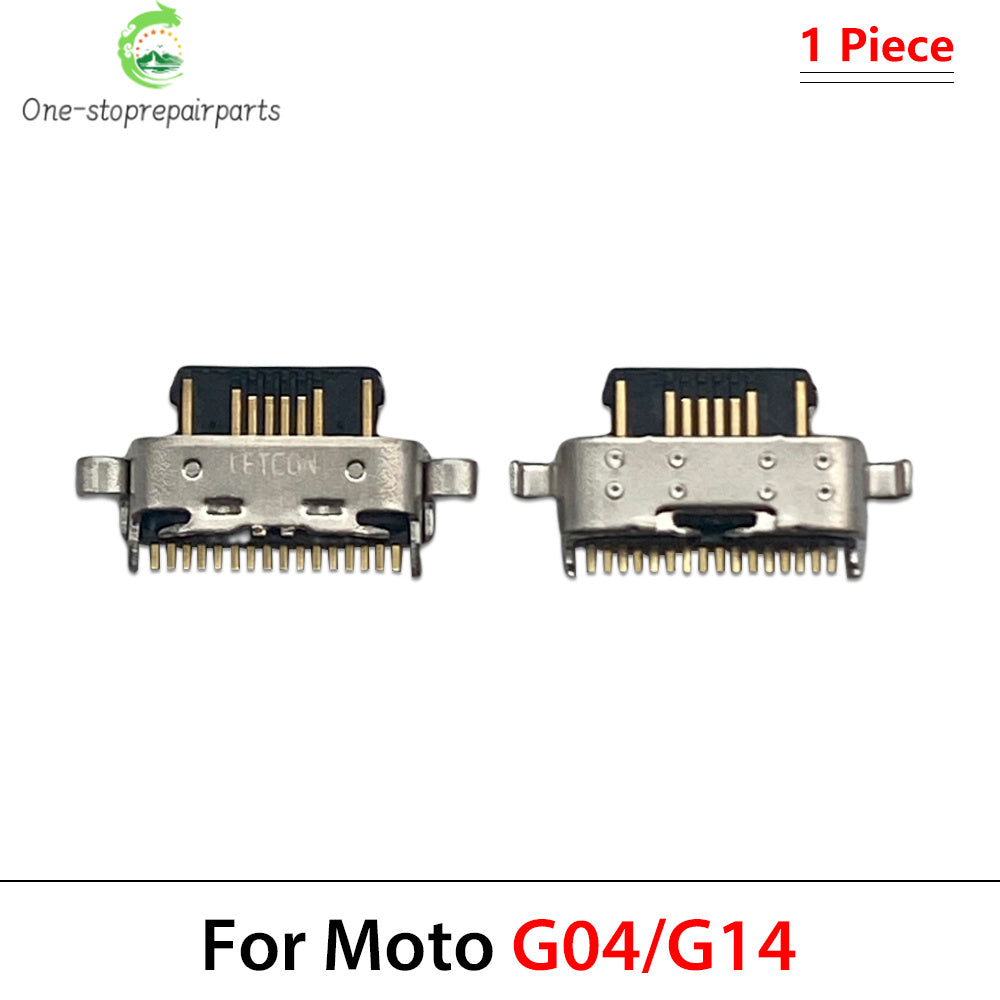 10Pcs， Micro USB Connector Charging Port Jack For Moto G04 G14 G22 G32 G62 G31 G51 G52 G13 G23 G53 G54 G10 G20 G30 G50 G60 G60s Motorola phone repair parts