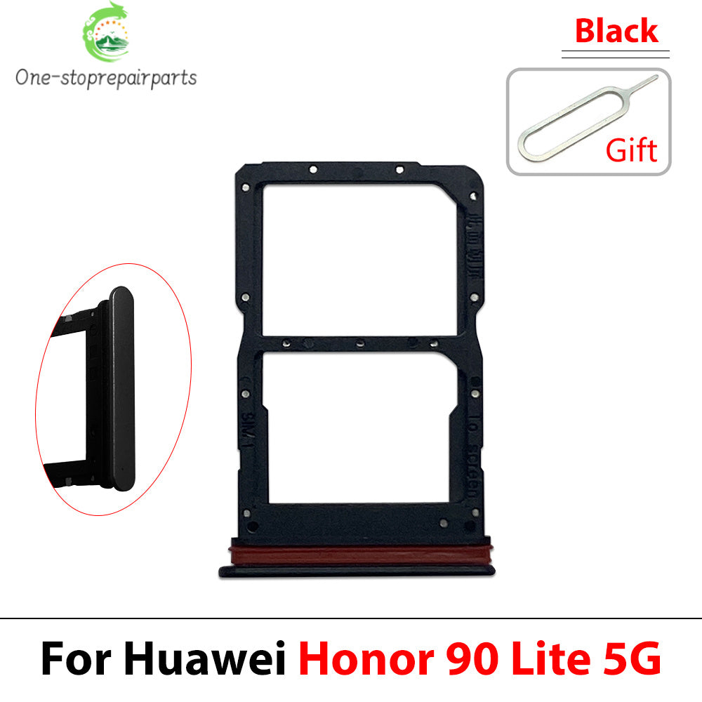 New For Huawei Honor 90 Pro Lite 5G SIM Card Tray Slot Holder Adapter Accessories Huawei phone repair parts