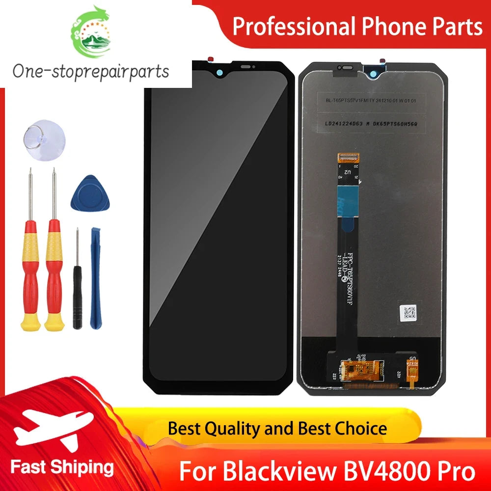 Original LCD Display for Blackview BV4800 Pro Touch Screen Digitizer Assembly Replacement Free Tools Blackview phone repair parts