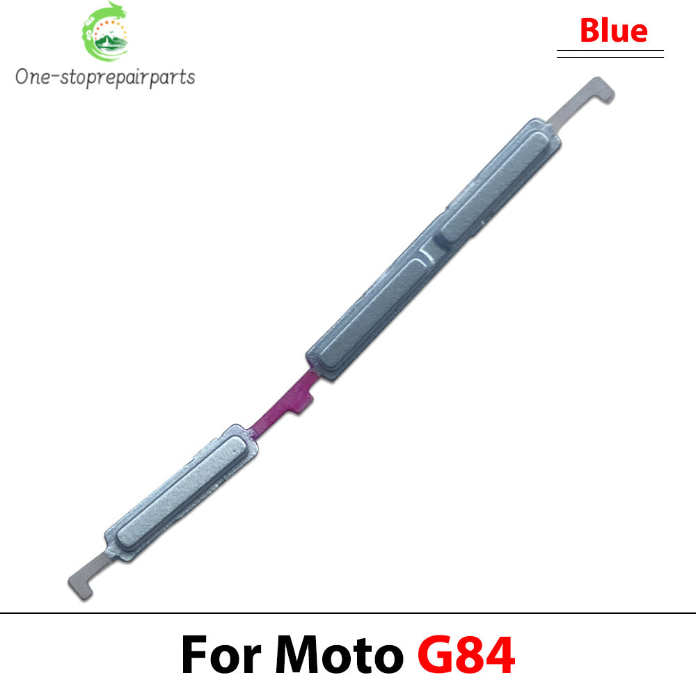 Side Key Power and Volume Button Key For Motorola Moto G04 G14 G24 G34 G54 G84 Replacement Parts Motorola phone repair parts