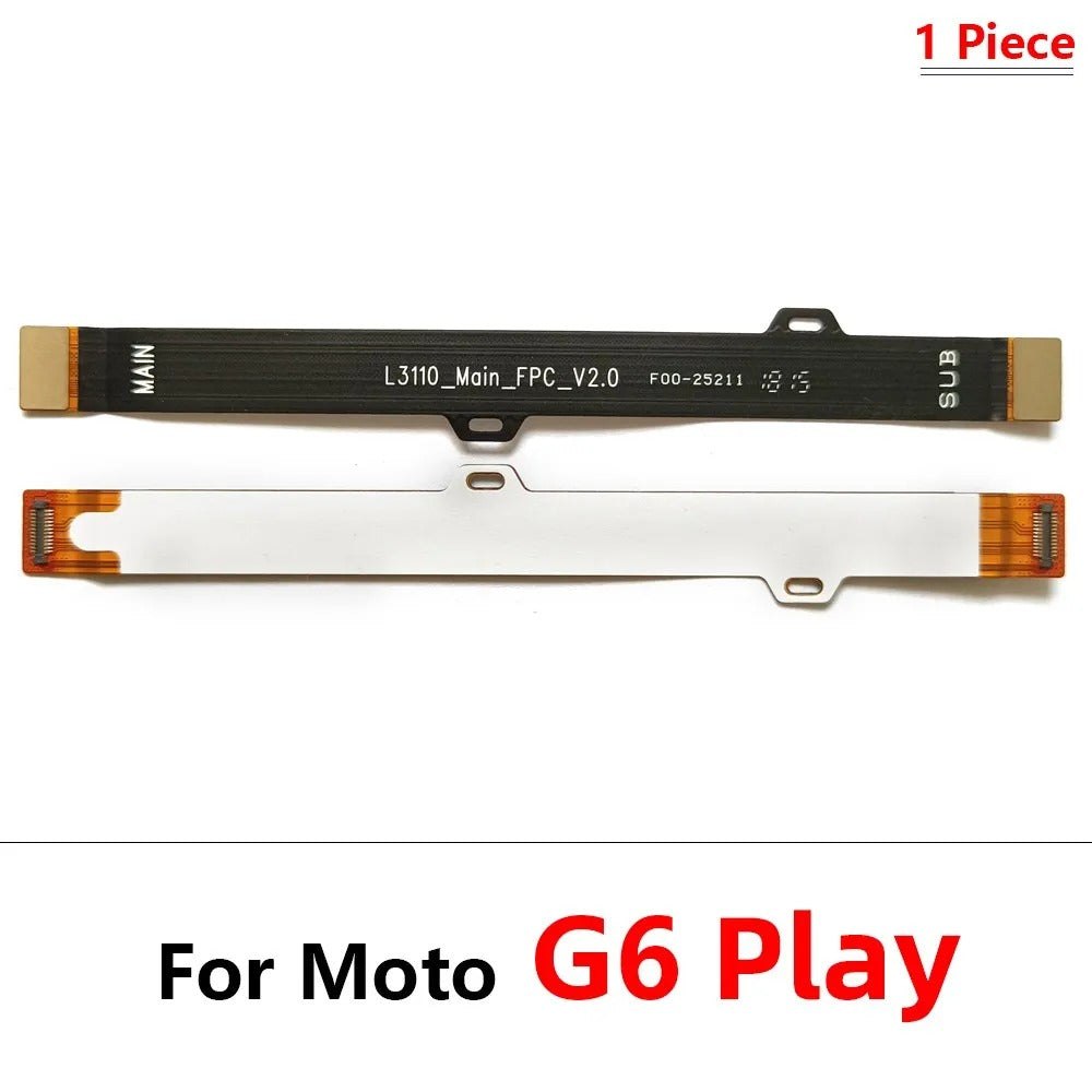 28Pcs，Main Board Mainboard Connector Flex Cable For Motorola Moto G7 G8 G9 Plus Play Power One Hyper Macro Fusion Vision Motorola phone repair parts