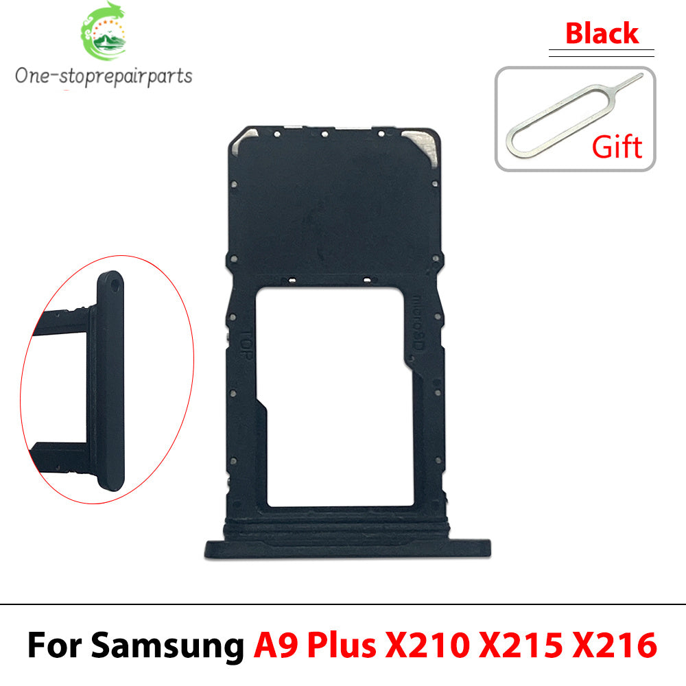 New For Samsung Tab A9+ A9 Plus 11" X210 X215 X216 SIM Card Tray Slot Micro SD Chip Holder Pocket Drawer Dual Single SIM Card Samsung phone repair parts