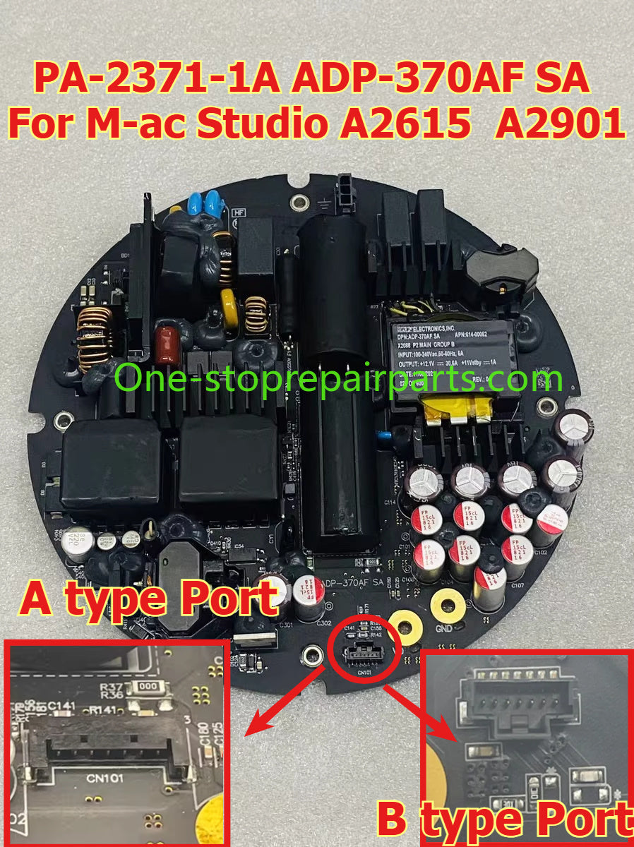 A2615 Power Supply Board PA-2371-1A ADP-370AF SA For Apple Mac Studio M1 Max Ultra A2615 EMC 3988 A2901
