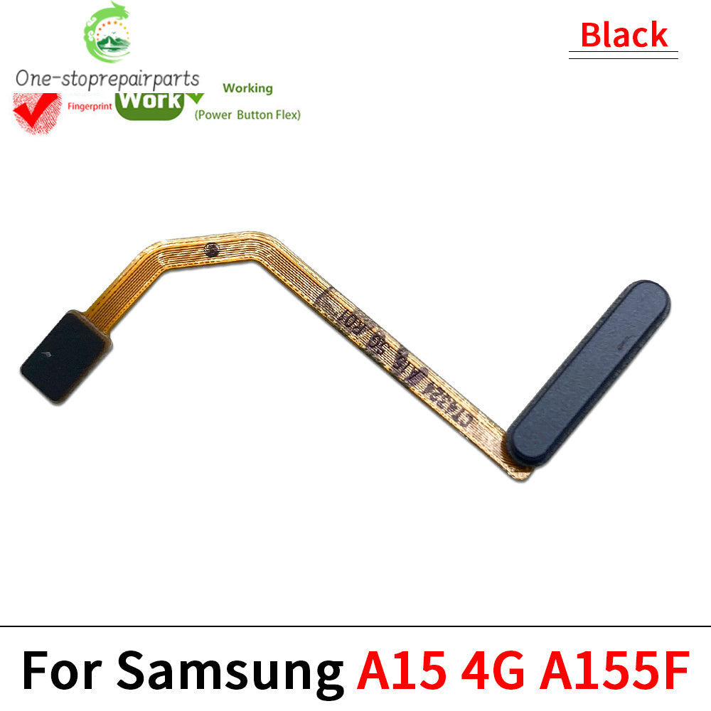 New For Samsung A05s A15 A25 4G 5G Home Button FingerPrint Touch ID Sensor Flex Cable Replacement Parts Samsung phone repair parts
