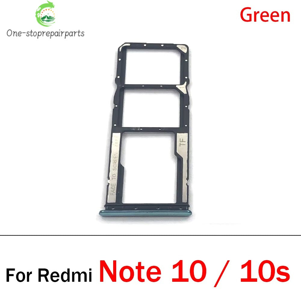 New SiM Card Tray For Xiaomi Redmi Note 10 10s Pro 5G SIM Card Slot SD Card Holder Adapter Replacement Parts  Xiaomi  Xiao mi phone repair parts