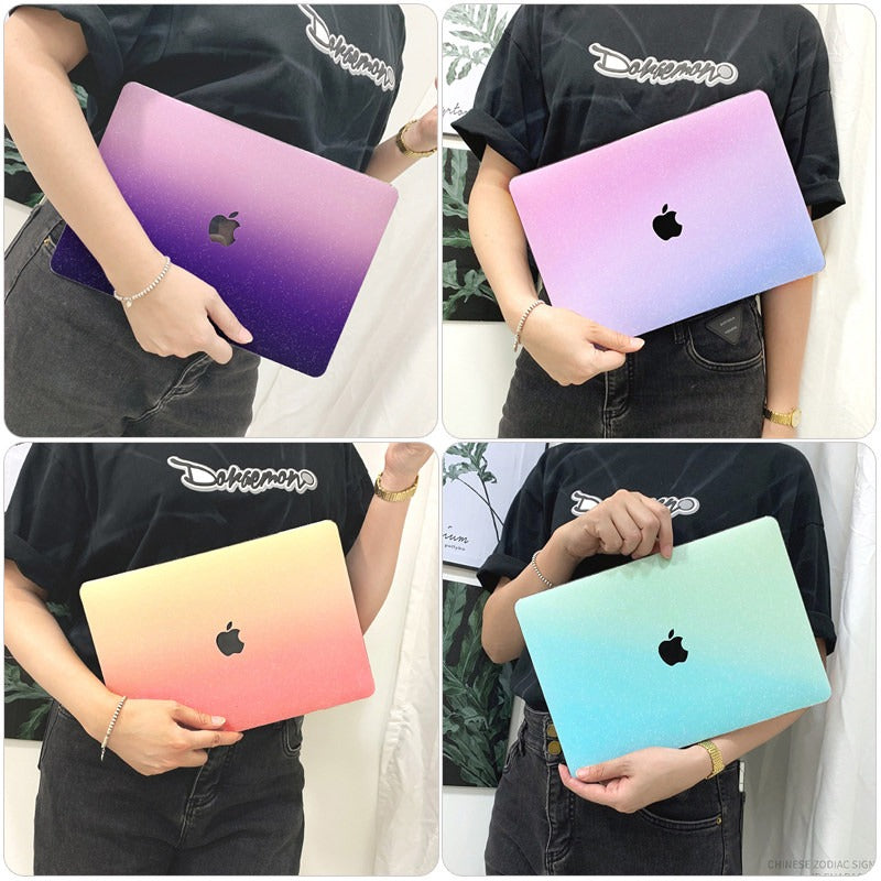 Frosted gradual change color protective case for MacBook Air Pro 11 "12" 13 "14" 15 "16" Neo A3404 A3426 A3427 A3428 A3429 A3449 A3448 A3434 A3403 A3186 A3402 A3401 A3112 A3185 A3114 A3241 A3113 A3240 Laptop accessories