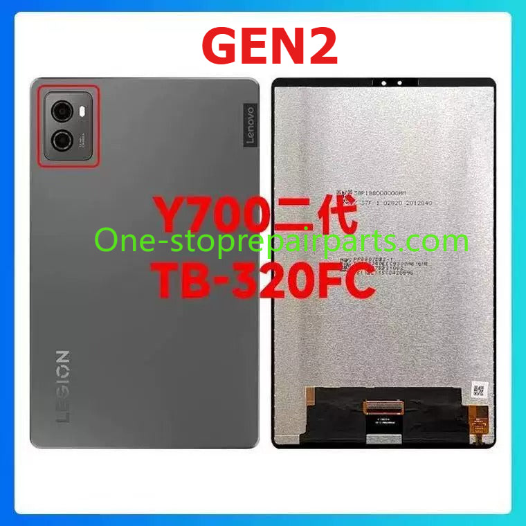 100% tested Tab touch display lcd screen for L-enovo  Legion Y700 gen2 gen3 2th 3th TB320FC TB332 Digitizer assembly