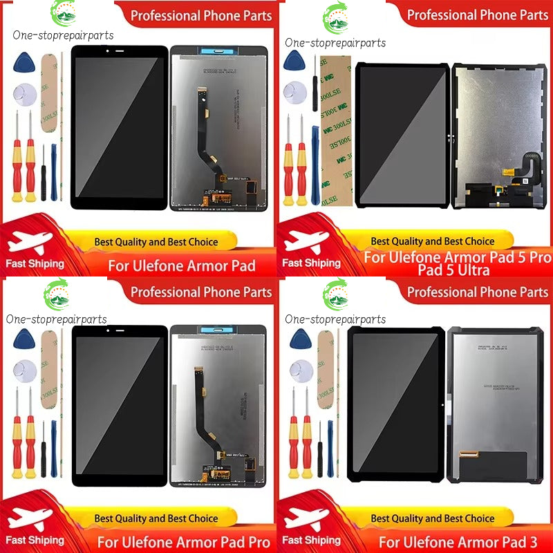 For Ulefone Armor Pad Lite/Pad Pro Armor Pad 2/Pad 3 Pro/Pad 4 Ultra/Pad 5 Pro/Pad 5 Ultra Rugking Pad Pro LCD Touch Screen Other brand Tablet repair parts