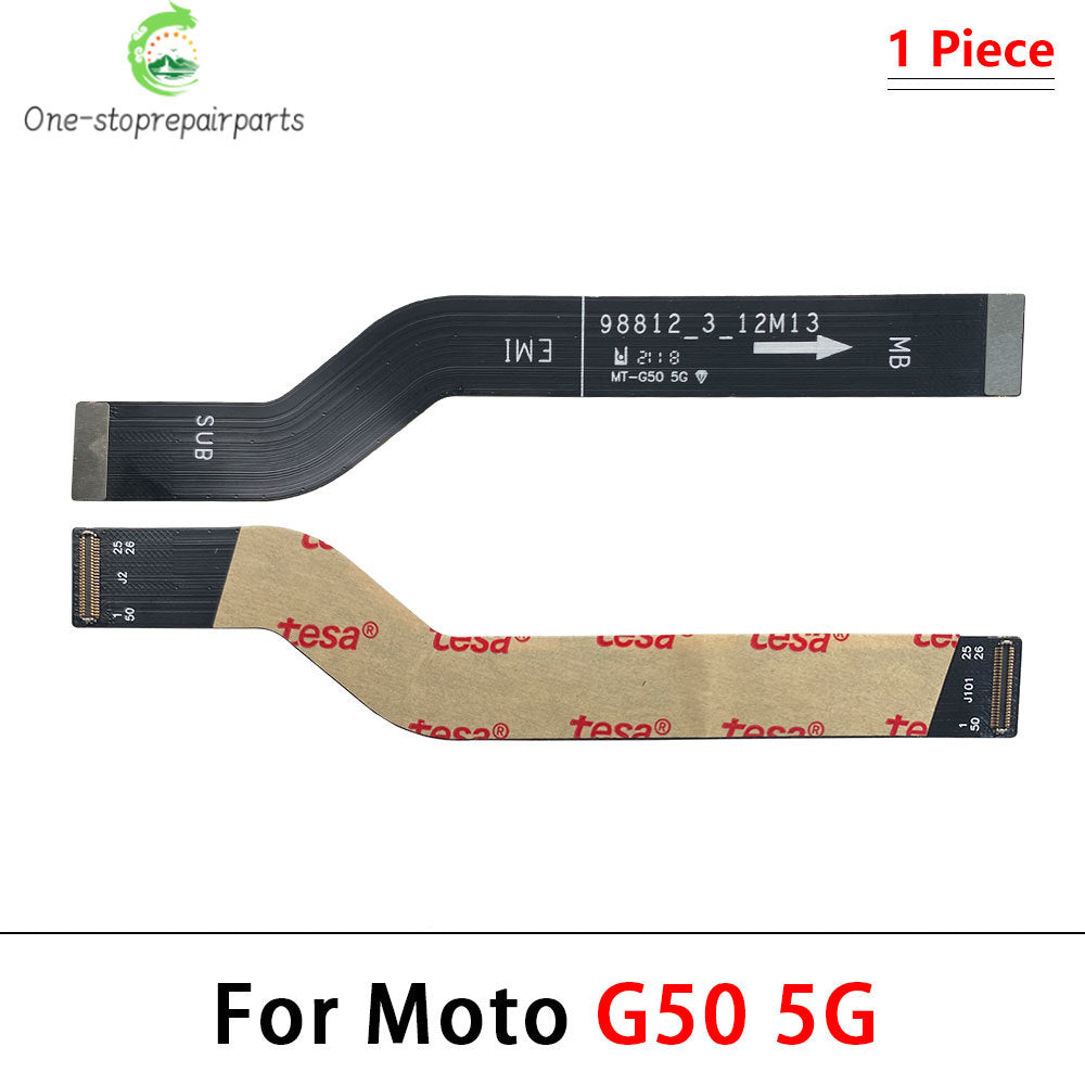 10Pcs, Main Motherboard Board Mainboard Flex Cable For Motorola Moto G31 G71 G51 G100 G60 G50 G52 G62 G60s G200 G32 G82 G53 5G Motorola phone repair parts