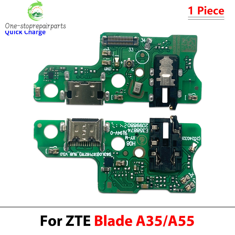 Dock Connector USB Charger Charging Board Port Flex Cable For ZTE A33s A34 A35 A55 A51 A52 A53 A54 A71 A72 A73 A75 A36 A56 4G 5G ZTE phone repair parts