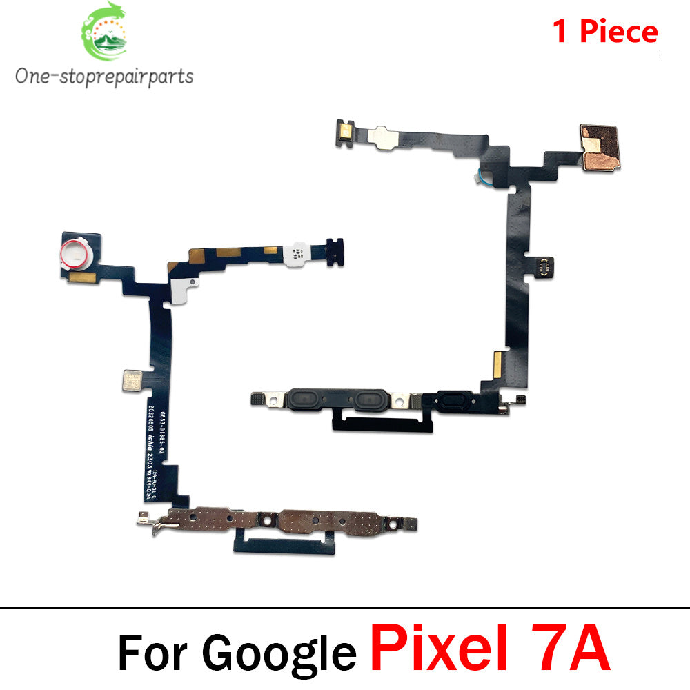 New Power on off Volume Key Button Flex Cable For Google Pixel 5 5A 6 6A 7 7A 8 9 Pro XL Google Pixel phone repair parts