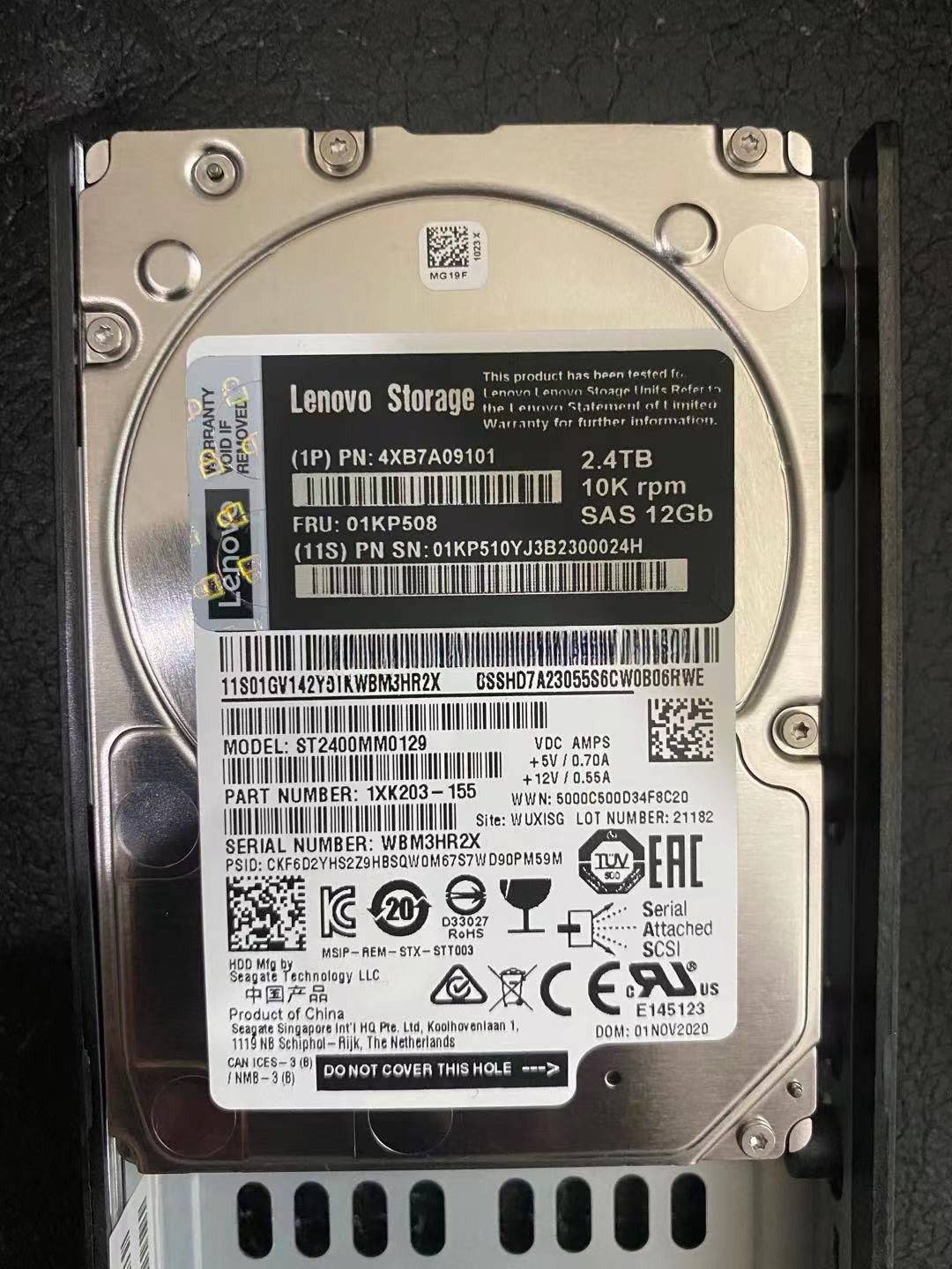 Lenovo 4XB7A09101 01KP508 2.4T 10K SAS 12Gb 2.5 Storage Hard Drive DS6200