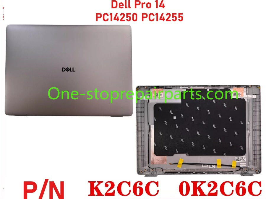 Dell Pro 14 PC14250 PC14255  lcd back cober uppler palmrest bezel bottom hinge cover keyboard touchpad 0K2C6C 0DK0V6 0MCMRV
