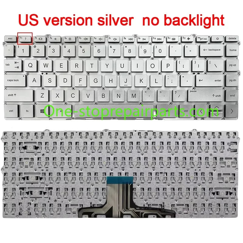 US NEW keyboard For HP Pavilion x360 14M 14-DW 14-DV 14-DY 14-EK 14-EC 14-EM 14-EP TPN-I141/I142/C157/C158 14-EE English laptop HP laptop repair parts